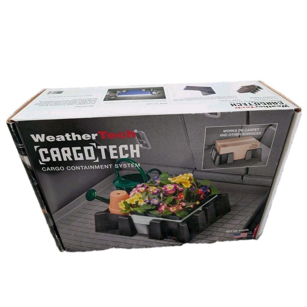 Weather Tech Cargo Tech 4pc Trunk Cargo Blocks Containment System USA NEW